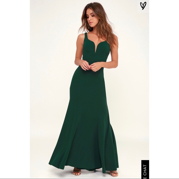 Forest Green Prom Dress